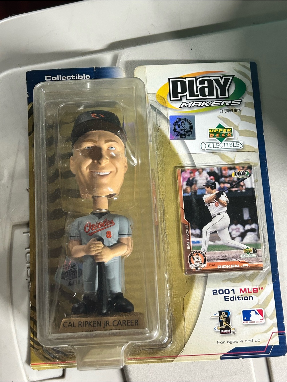 ⚾ 2001 Upper Deck Collectibles Playmakers Cal Ripken Jr. Bobble head